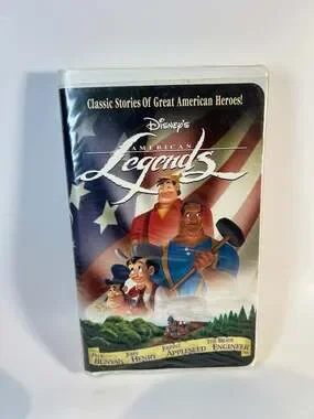 Disney | Media | Disneys American Legends Vhs 202 Classic Stories Of ...